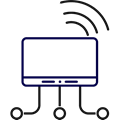 Icon representing SMART Board broadcasting