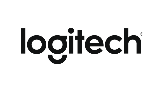 Logitech brand logo in black text.