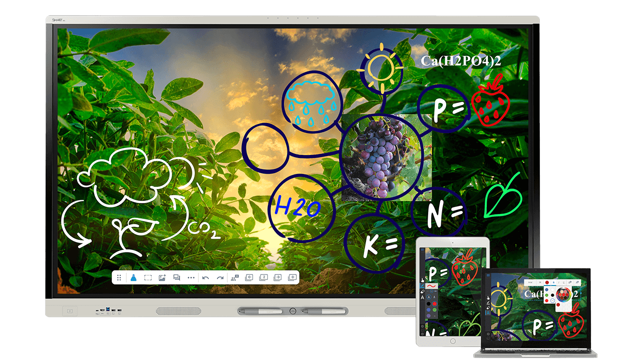 SMART Board showcasing SMART Ink.